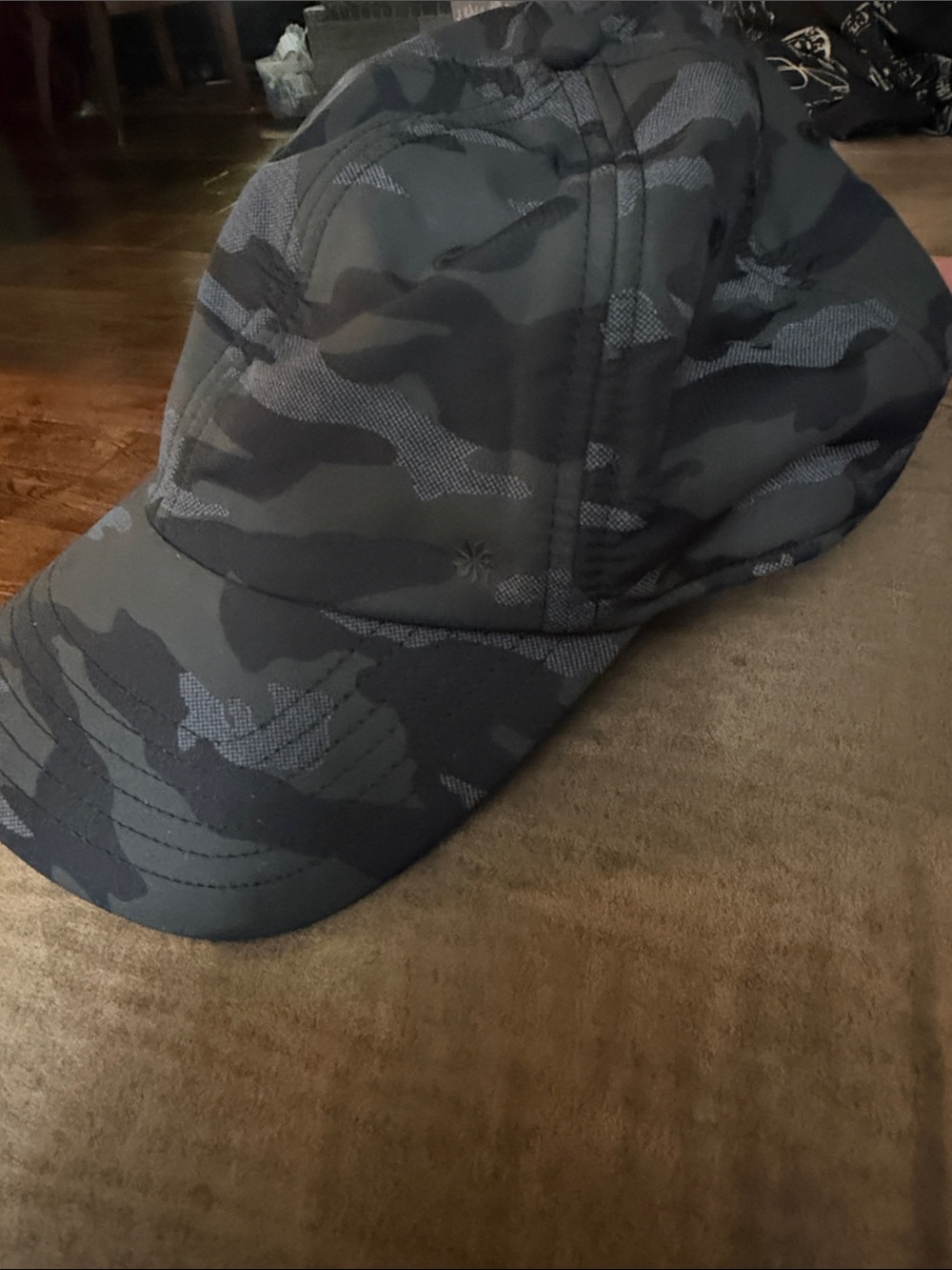 ATHLETA Women’s Black Camo Baseball Cap -
